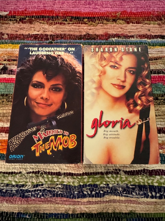 Other - Gloria (Sharon Stone) & Married To The Mob - 2 VHS Tapes Tested.